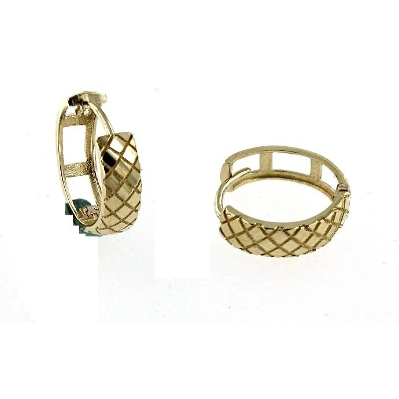 Boucles D’oreilles 10 Kt Roger Roy E2229-DC