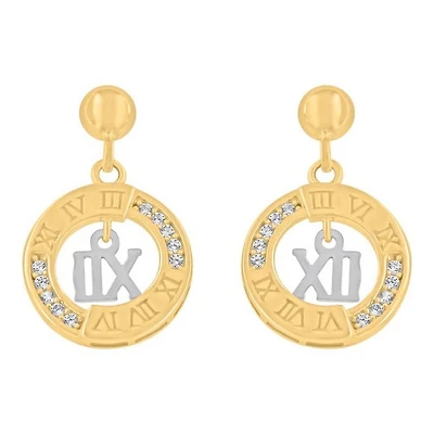Boucles D’oreilles 10 Kt Roger Roy E200219