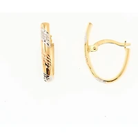 Boucles D’oreilles 10 Kt Roger Roy E22TB1173-5-3T