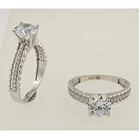 Bague de Fiançaille Roy LTT027-W