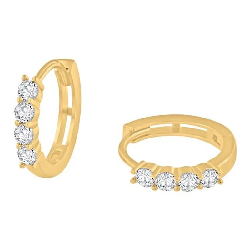 Boucles D’oreilles 10 Kt Roger Roy ZHD-119