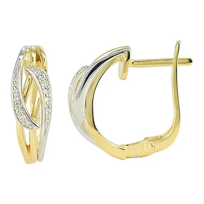 Boucles D’oreilles 10 Kt Roger Roy E05-127013-2T