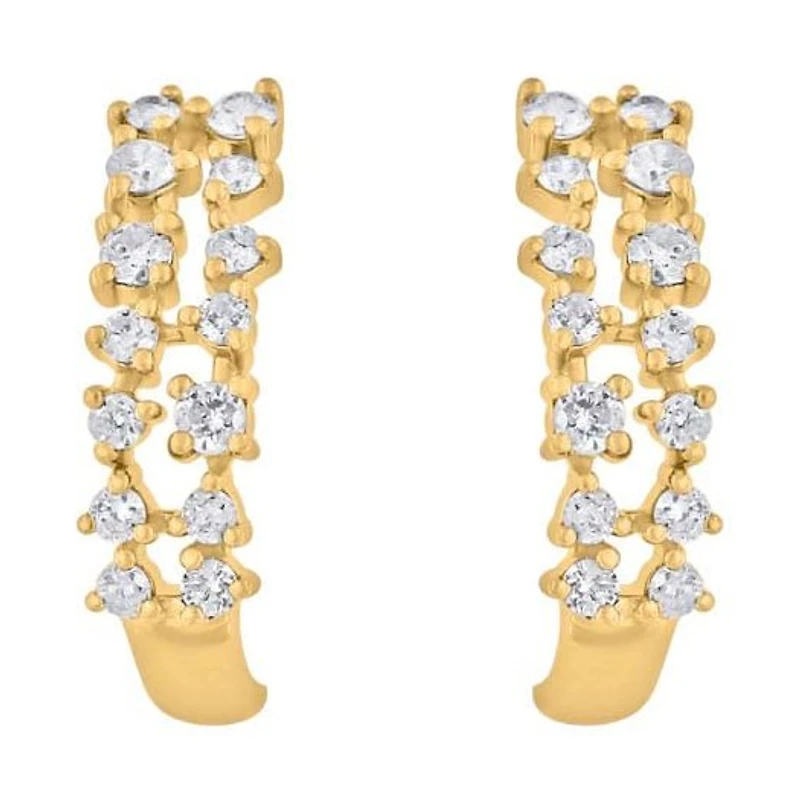 Boucles D’oreilles 14 Kt Van&Co E0638-Y