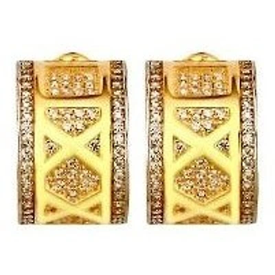 Boucles D’oreilles 10 Kt Roger Roy E-ABRT041