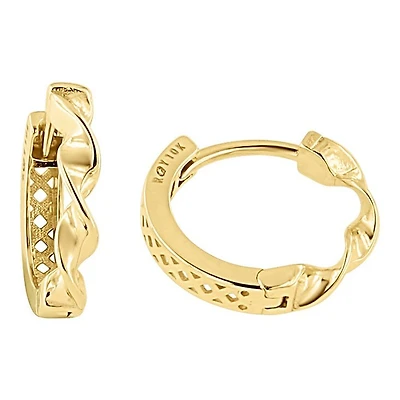 Boucles D’oreilles 10 Kt Roger Roy E22DK0577