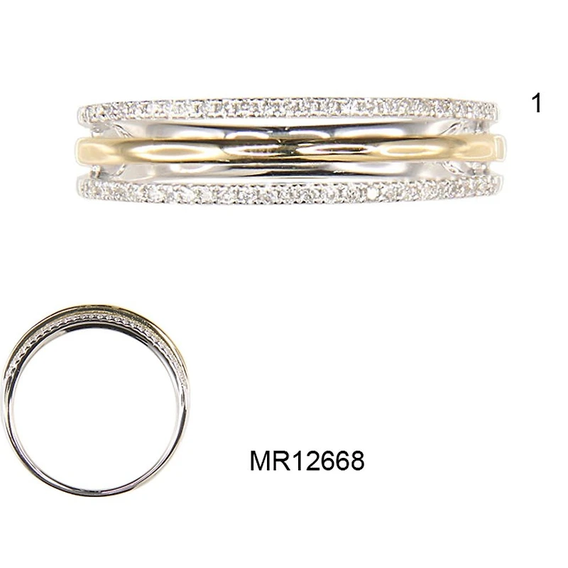 Bague 14 Kt Van&Co MR12668YW