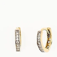 Boucles D’oreilles 10 Kt Roger Roy E22DK0572-CZ-2T