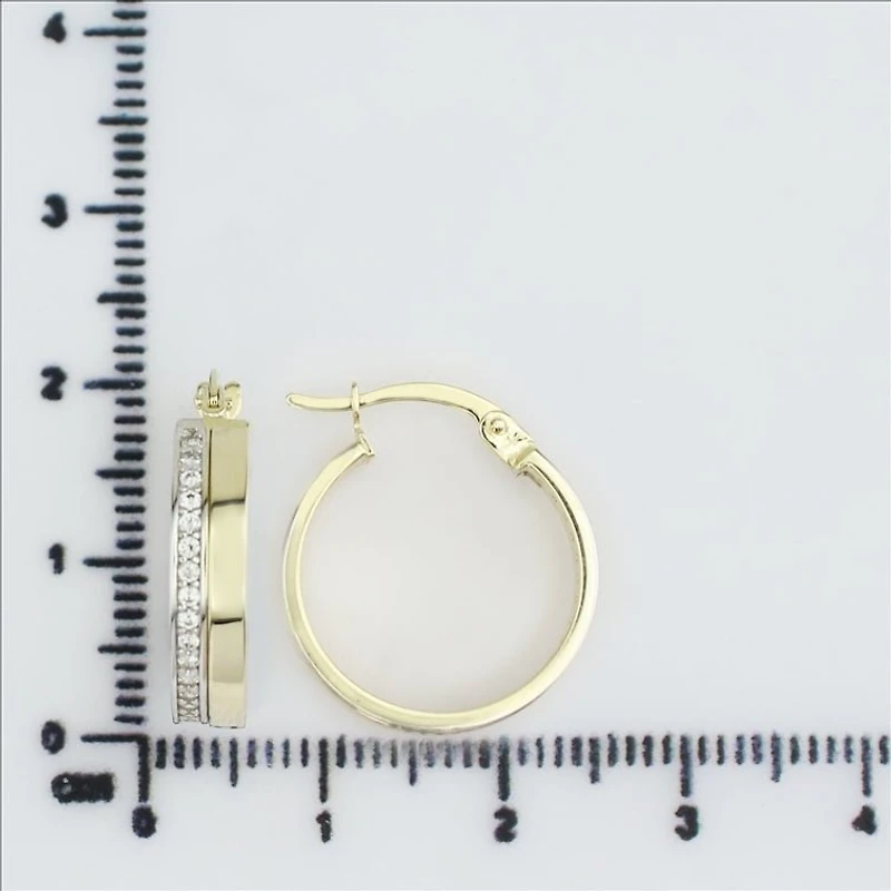 Boucles D’oreilles 10 Kt Roger Roy RCTE-0054-2T