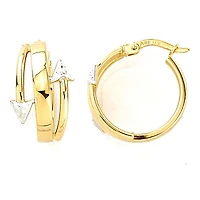 Boucles D’oreilles 10 Kt Roger Roy E210234-YW