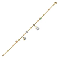 Bracelet 14 Kt Roger Roy B415-BLK012