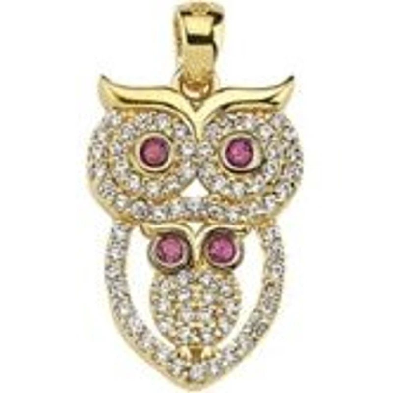 Pendentif 10 Kt Roger Roy P-AZP615