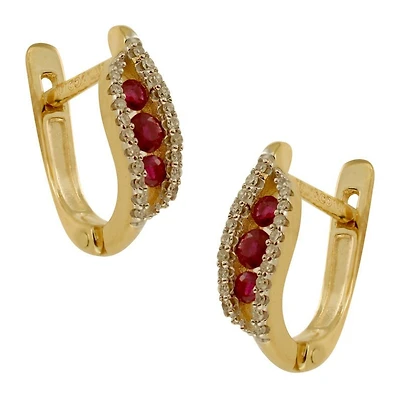 Boucles D’oreilles 14 Kt Van&Co E05-937242T