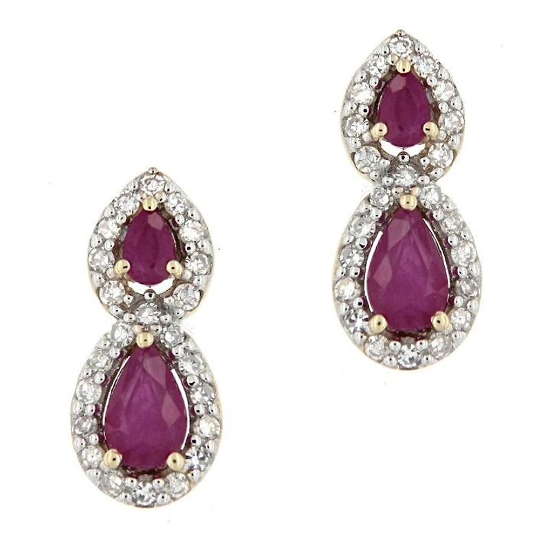 Boucles D’oreilles 10 Kt Roger Roy E05
