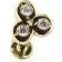 Piercing 14 Kt Roger Roy PRY6-473501KS