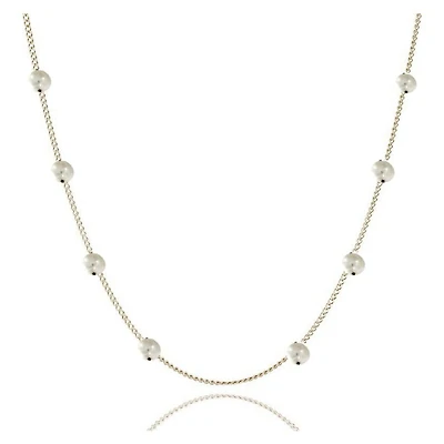 Pearl Neckless 10 Kt Roger Roy NP7101W
