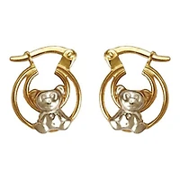 Boucles D’oreilles 10 Kt Roger Roy E204951YW