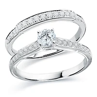 Bague de Fiançaille Van&Co 60PTS MR17056STW