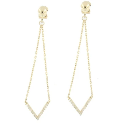 Boucles D’oreilles 10 Kt Roger Roy EX4FFOR6E1137