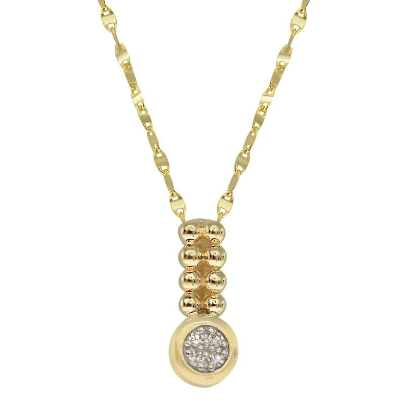 Pendentif 10 Kt Rosa P05-97189-Y