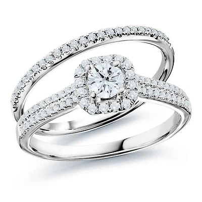 Bague de Fiançaille Van&Co 55PTS MR18131-STW