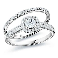 Bague de Fiançaille Van&Co 55PTS MR18131-STW