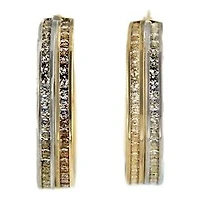 Earrings 10 Kt Roger Roy E200772-YW-FCZ