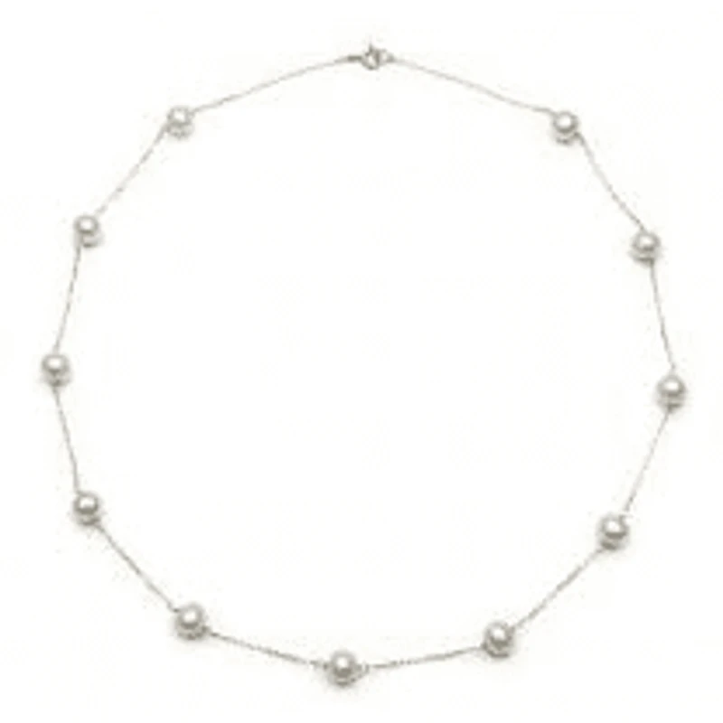 Pearl Neckless 10 Kt Roger Roy NP7101W