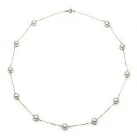 Pearl Neckless 10 Kt Roger Roy NP7101W