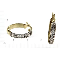 Boucles D’oreilles 10 Kt Roger Roy BRK-51