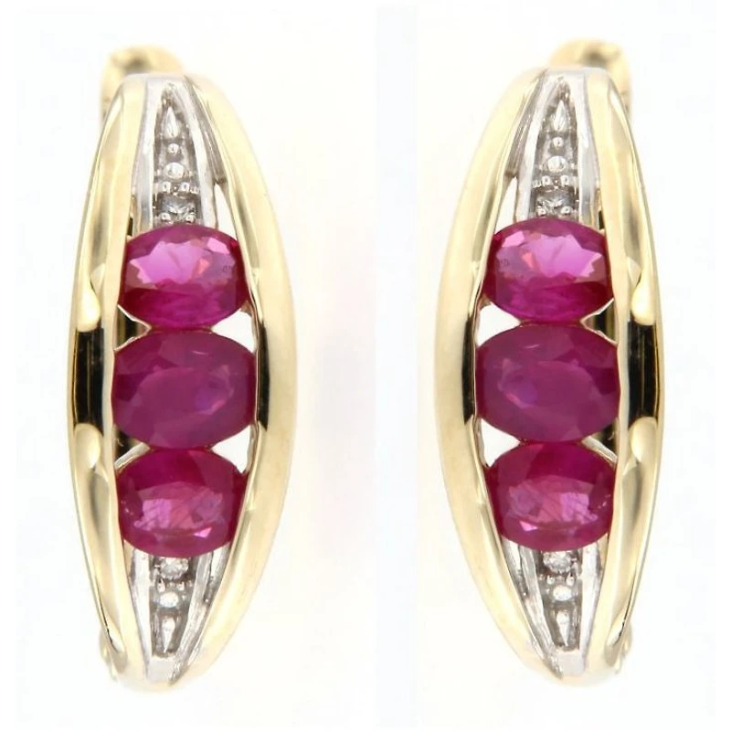 Boucles D’oreilles 10 Kt Roger Roy E05-120113-8Y