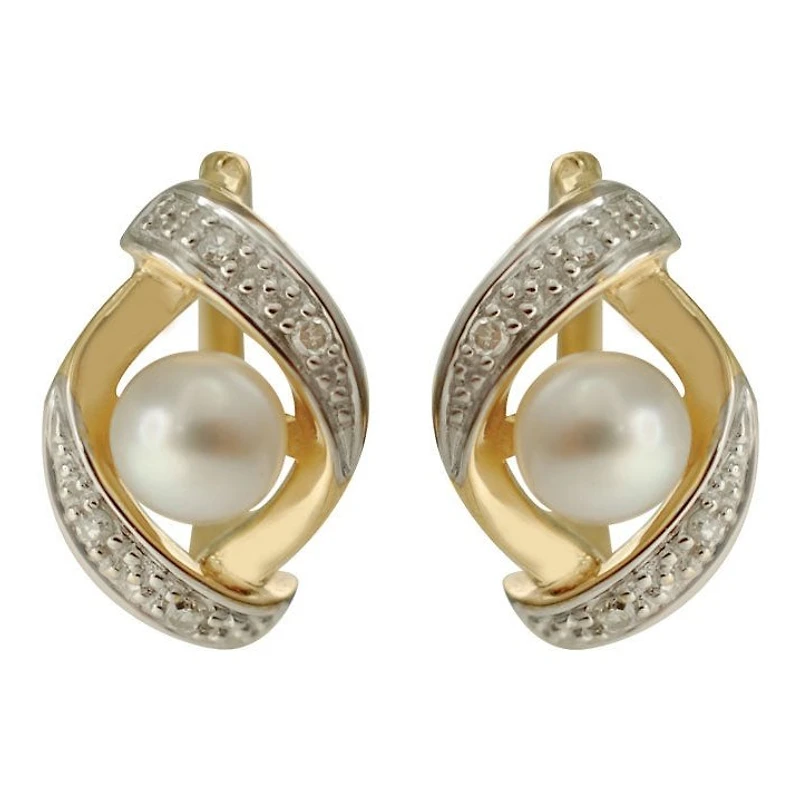 Boucles D’oreilles 14 Kt Roger Roy E05-89769-3Y