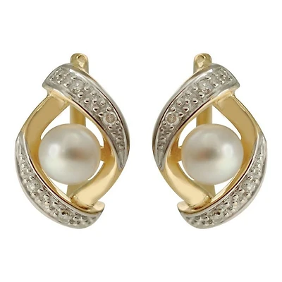 Boucles D’oreilles 14 Kt Roger Roy E05-89769-3Y