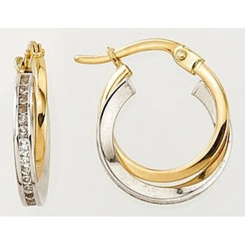 Boucles D’oreilles 10 Kt Roger Roy E200767YW