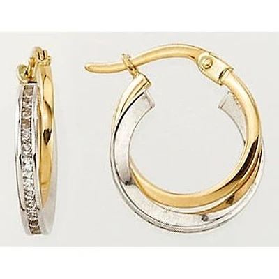 Boucles D’oreilles 10 Kt Roger Roy E200767YW