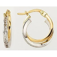 Boucles D’oreilles 10 Kt Roger Roy E200767YW