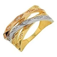 Bague 10 Kt Roger Roy R-FNTY01