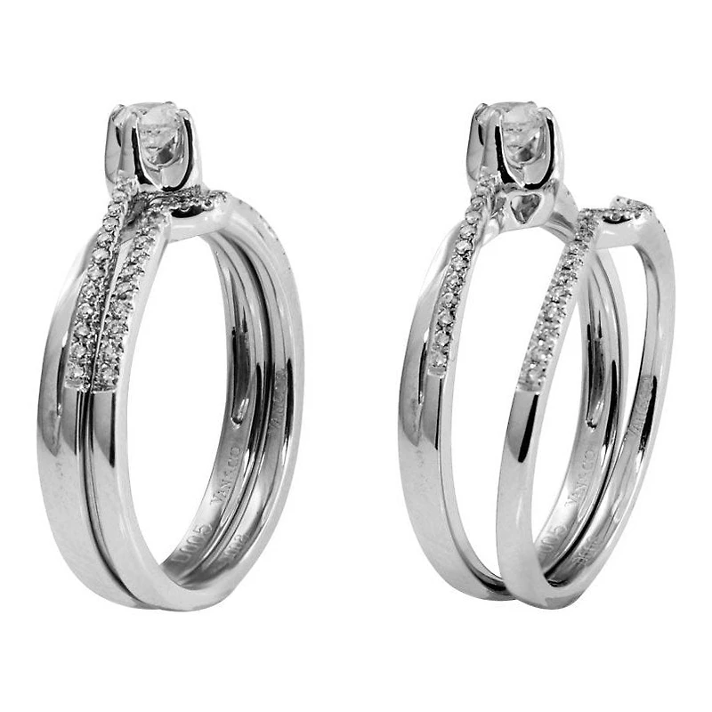Bague de Fiançaille Van&Co 33PTS MR18002STW