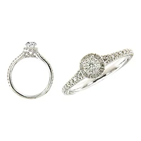 Bague de Fiançaille Van&Co 55PTS CR3165SB-W35