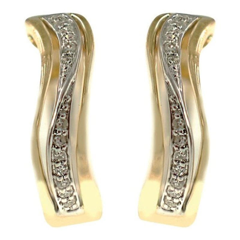 Boucles D’oreilles 14 Kt Van&Co SE033975DB