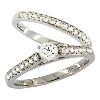 Bague de Fiançaille Van&Co 65PTS MR16921TW75