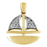 Pendentif 10 Kt Roger Roy PDD01-1178-2T