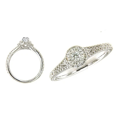 Bague de Fiançaille Van&Co 55PTS CR3177SA-W35