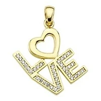 Pendentif 10 Kt Roger Roy P-AZP072