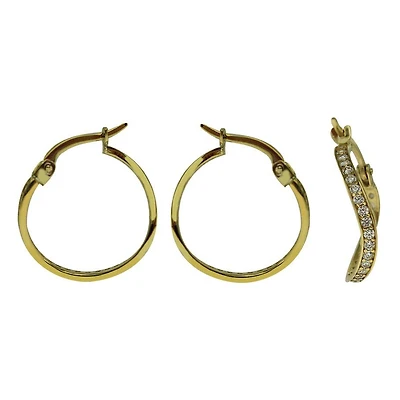 Boucles D’oreilles 10 Kt Roger Roy E5345Y
