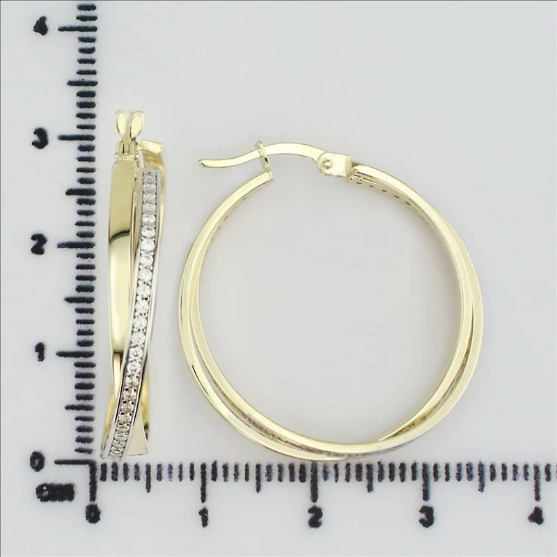 Boucles D’oreilles 10 Kt Roger Roy RCTE-0053-2T