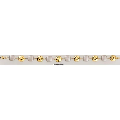 Bracelet 10 Kt Roger Roy B214110YW
