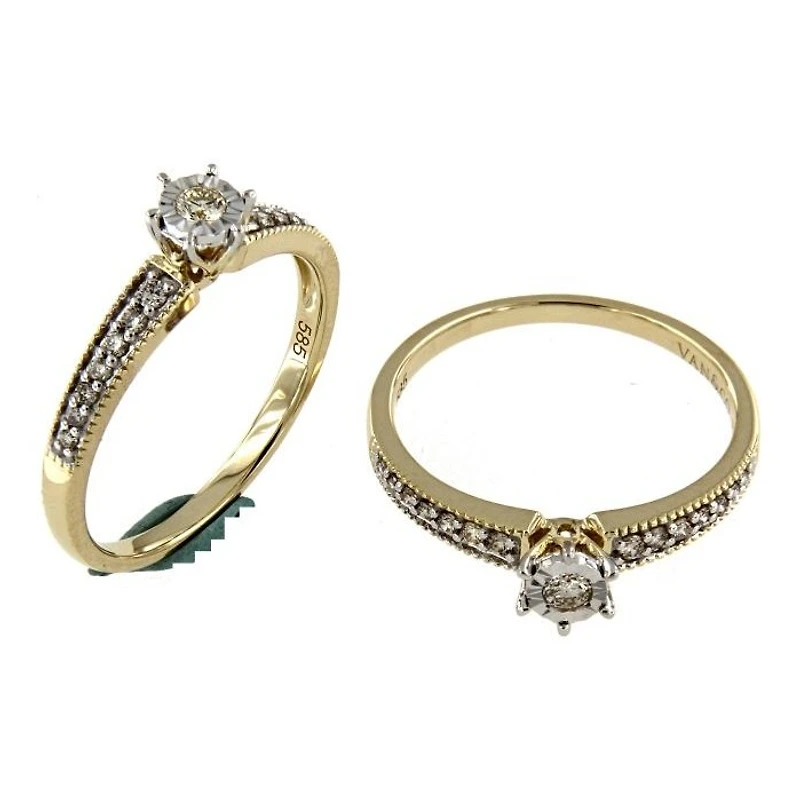 Bague de Fiançaille Roy 15PTS ARWPW41DM6D