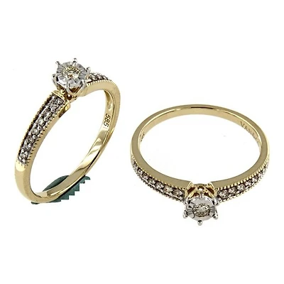 Bague de Fiançaille Roy 15PTS ARWPW41DM6D