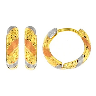 Boucles D’oreilles 10 Kt Roger Roy H1405173D