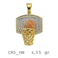 Pendentif 14 Kt Roger Roy P-CRS198-Y4